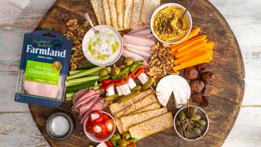 Mediterranean platter for two_Farmland, ham_landscape_topdown_HR